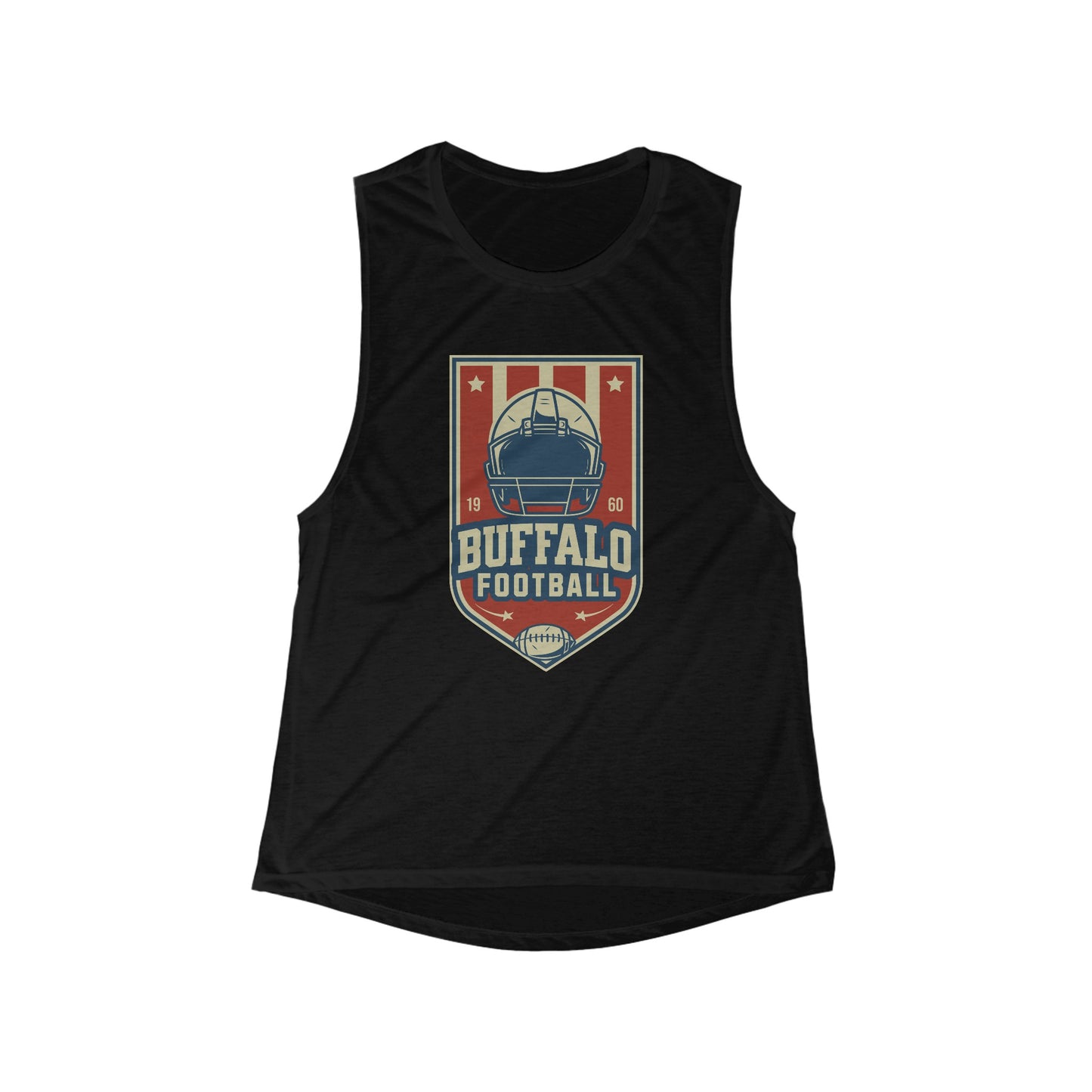 Buffalo Football Women's Flowy Scoop Muscle Tank - Bflo Thread Co.