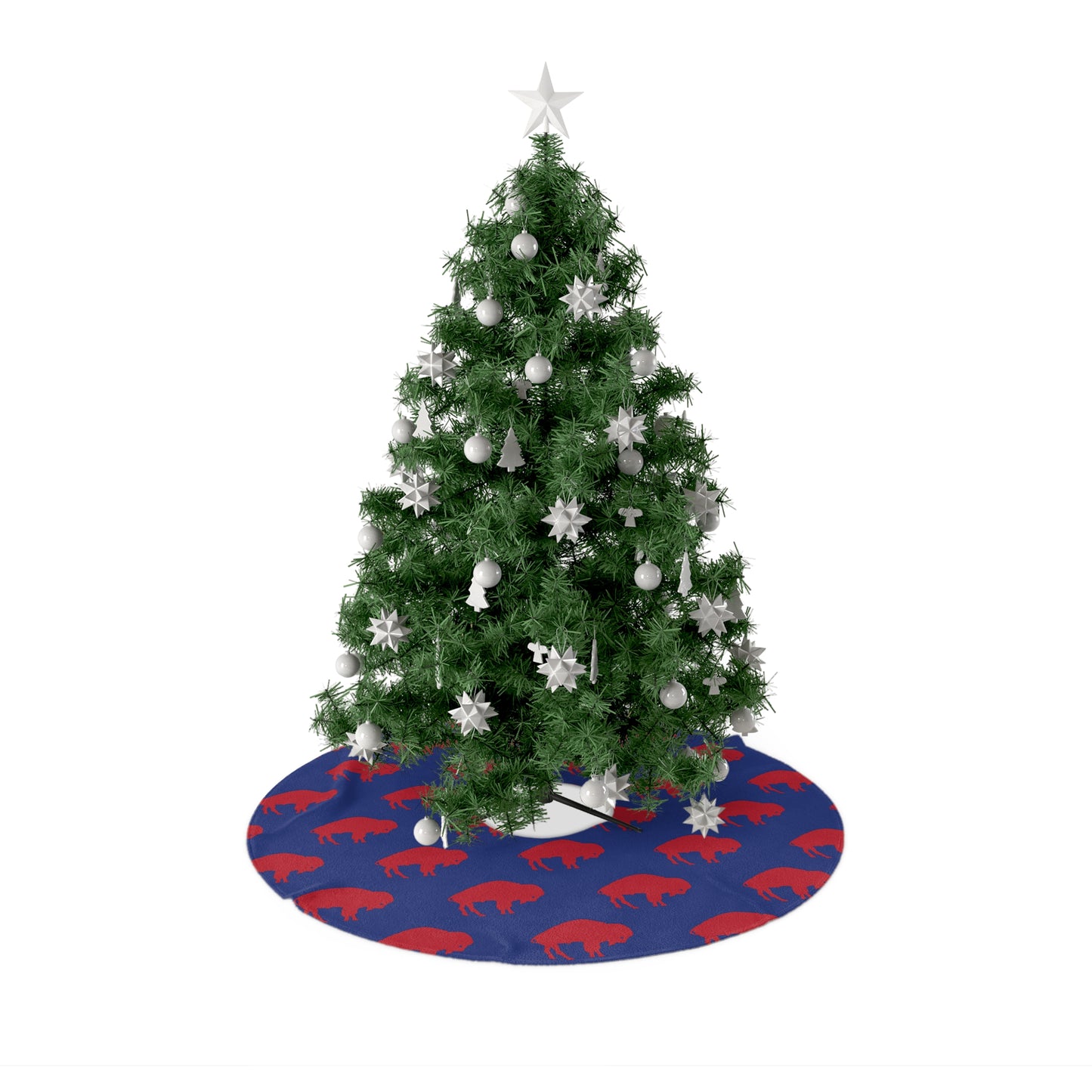 Buffalo Pattern Christmas Tree Skirt