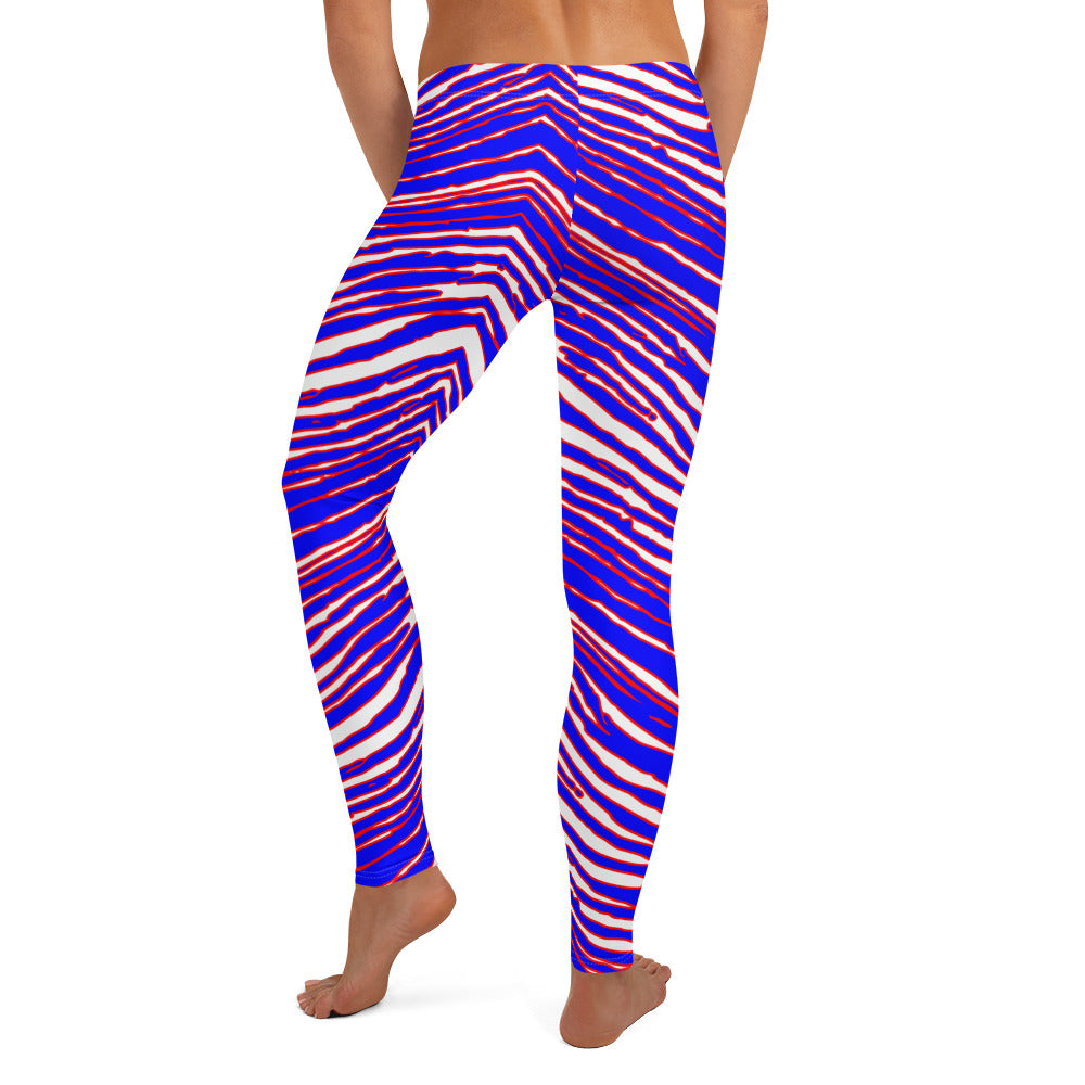 Buffalo Football Pattern Leggings - Bflo Thread Co.
