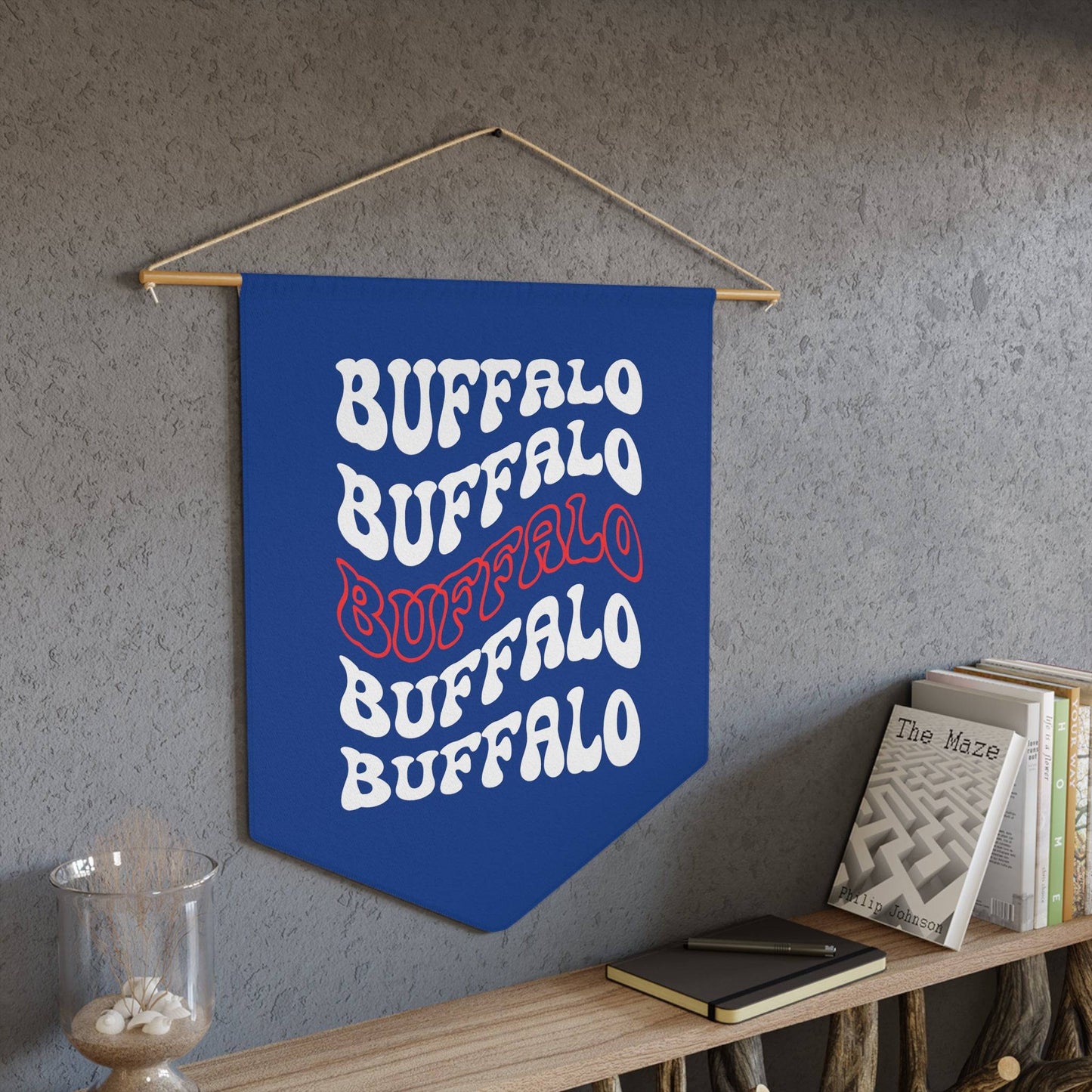 Buffalo Pennant | Buffalo Flag - Bflo Thread Co.