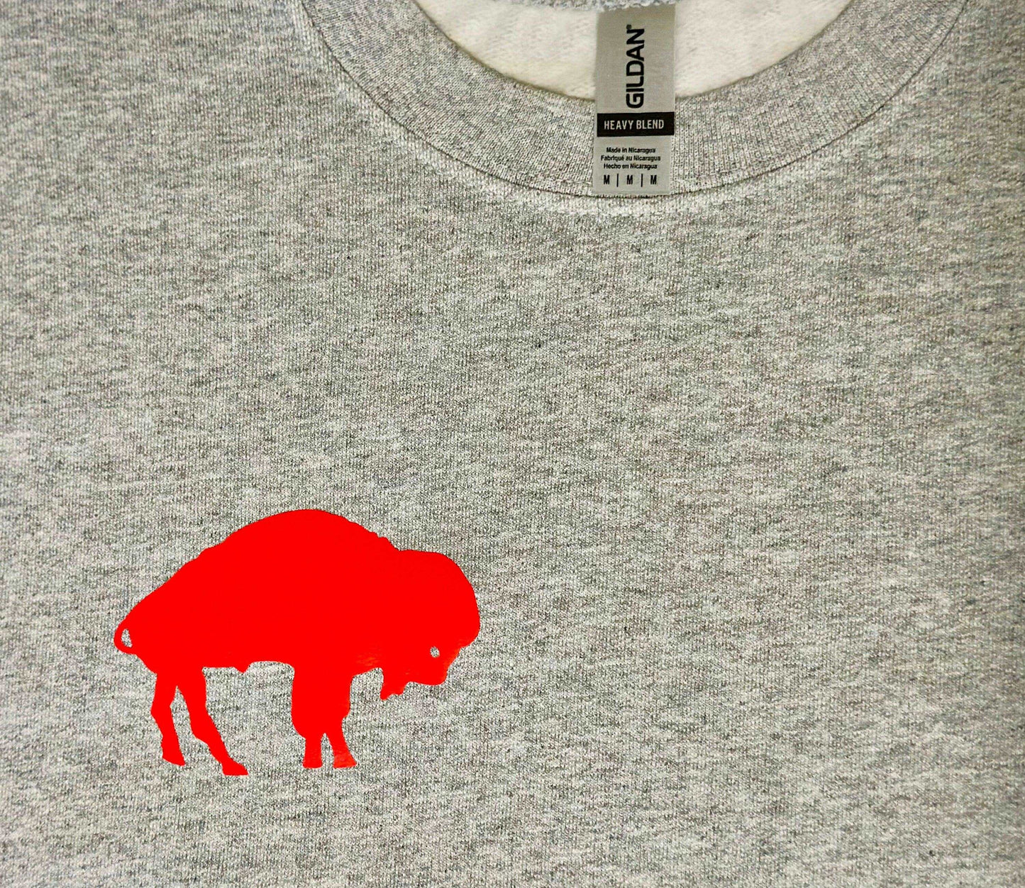 Red or Blue Buffalo Iron On HTV Vinyl - Bflo Thread Co.