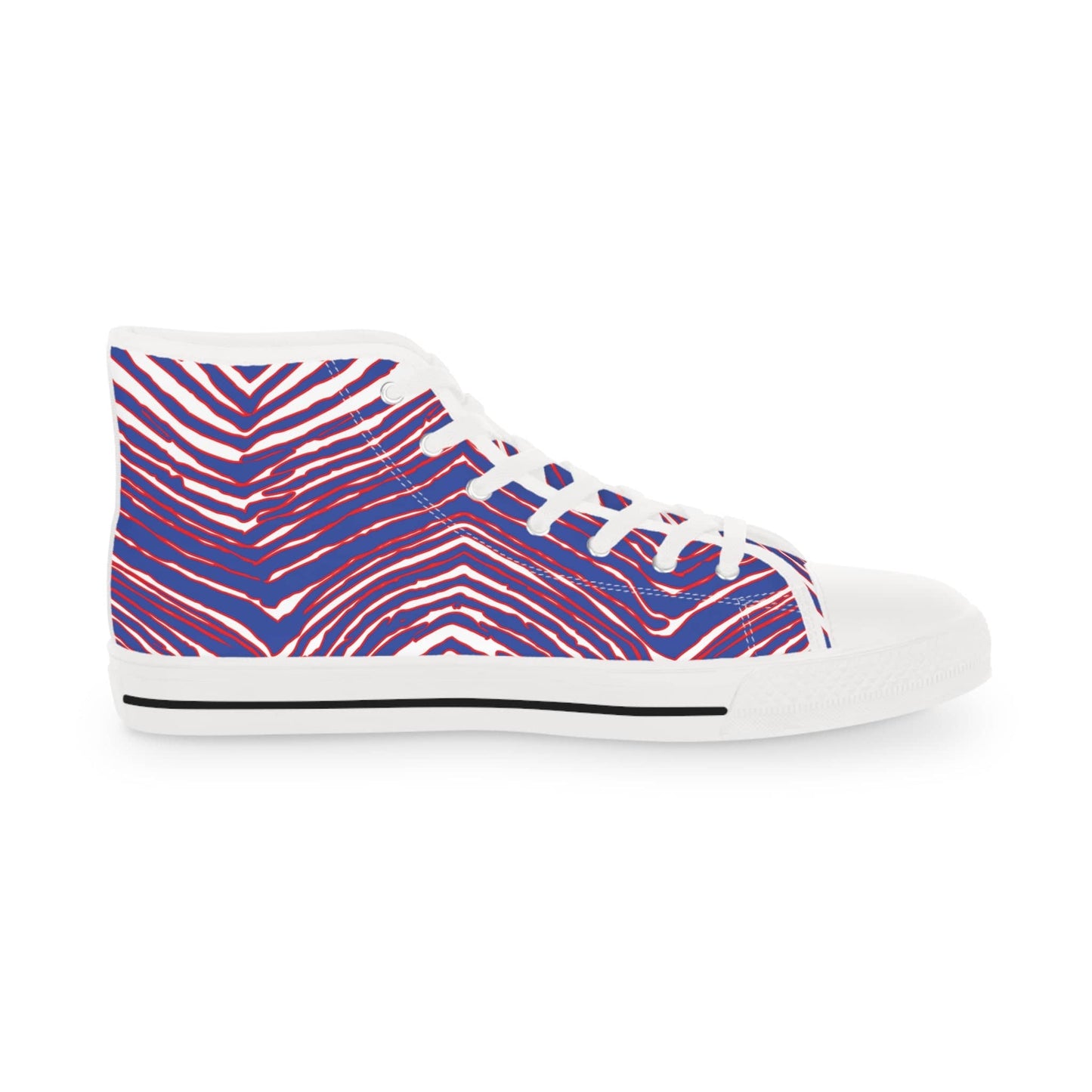 Buffalo Football Pattern Men's High Top Sneakers - Bflo Thread Co.