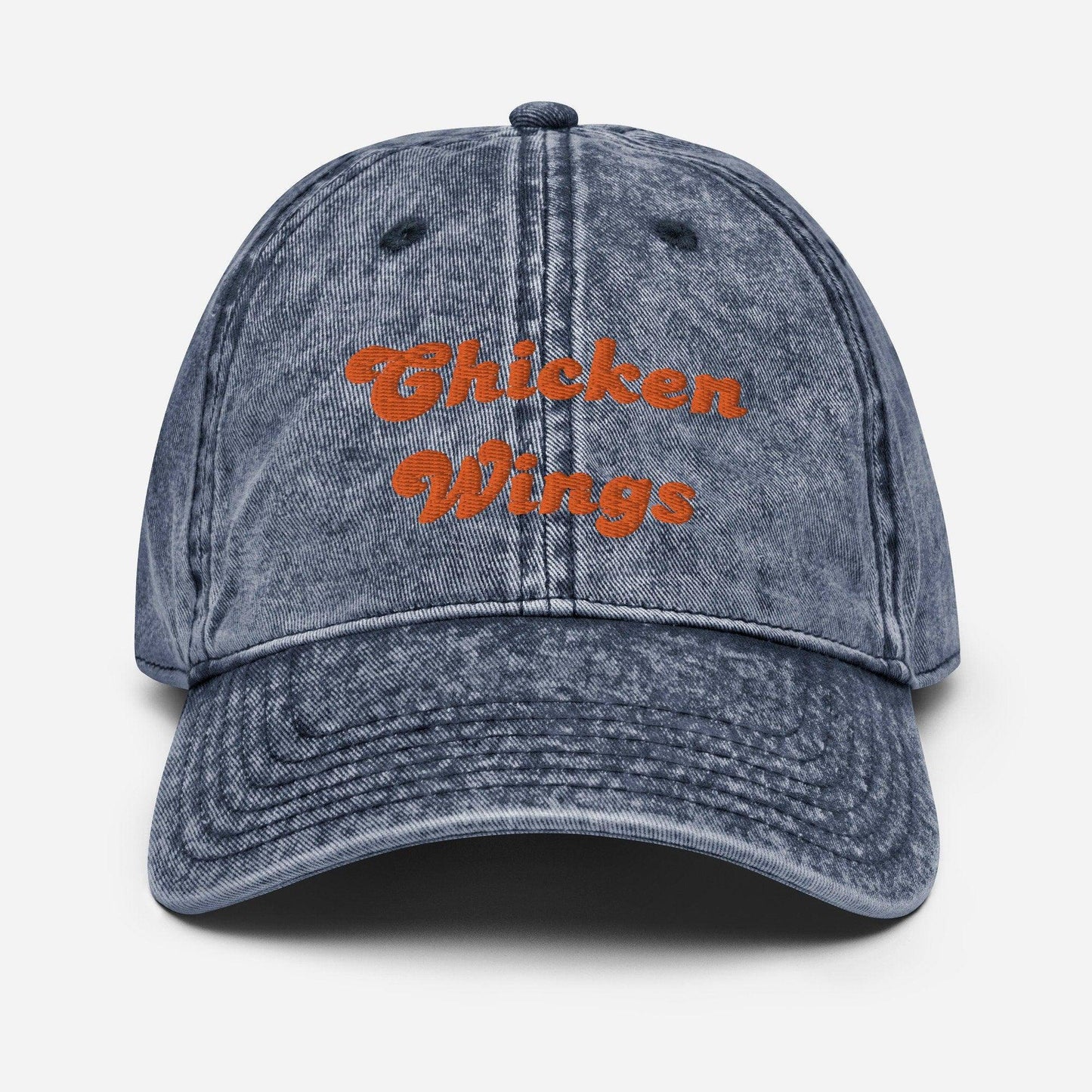 Chicken Wings Embroidered Vintage Baseball Hat - Bflo Thread Co.